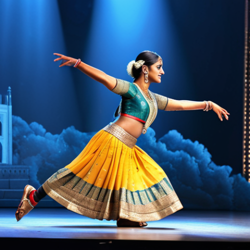 Home 10 **Digital Dance Preservation:** "A traditional Indian dancer, fully clothed in modest attire, performing alongside a shimmering, ethereal digital twin on a stage bathed in soft light, safe for work, appropriate content, perfect anatomy, natural pose, cultural preservation, professional photography, high quality."