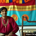 Home 21 공연예술의 법적 보호 - A vibrant scene inside an Indian performing arts academy classroom where young artists of diverse ba...